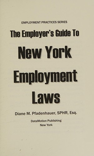 The Employer's Guide to New York Employment Laws