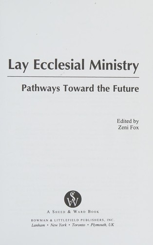 Lay Ecclesial Ministry