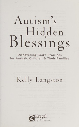 Autism's Hidden Blessings