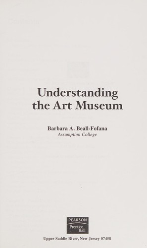 Understanding the art museum