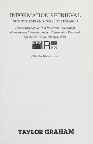 Information Retrieval