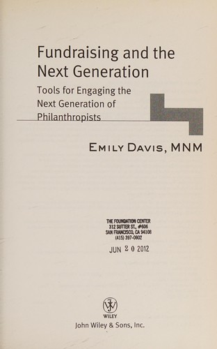 Fundraising and the Next Generation