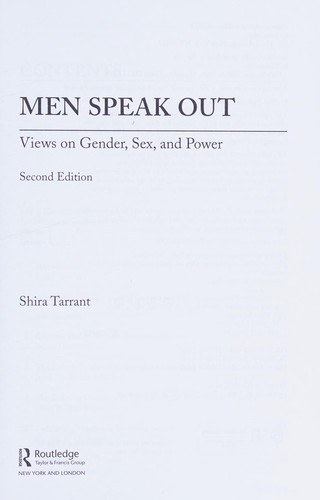 Men speak out
