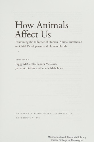 How Animals Affect Us