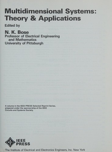 Multidimensional systems