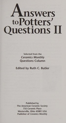 Answers to Potters' Questions II