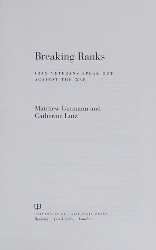 Breaking Ranks