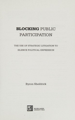Blocking public participation
