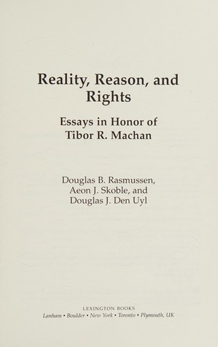 Reality, Reason, and Rights