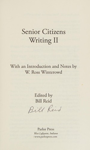 Senior citizens writing II