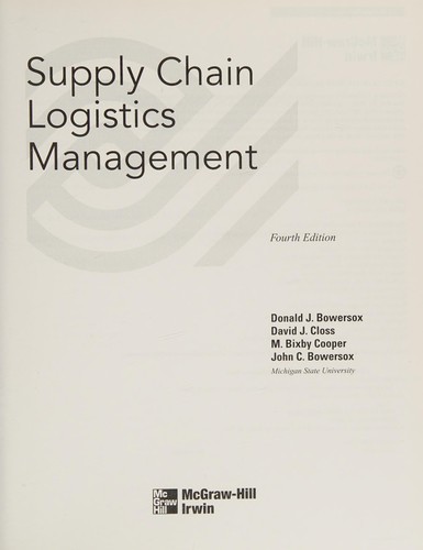 Supply Chain Logistics Management