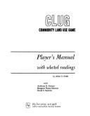 CLUG, Community Land Use Game