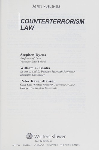 Counterterrorism Law