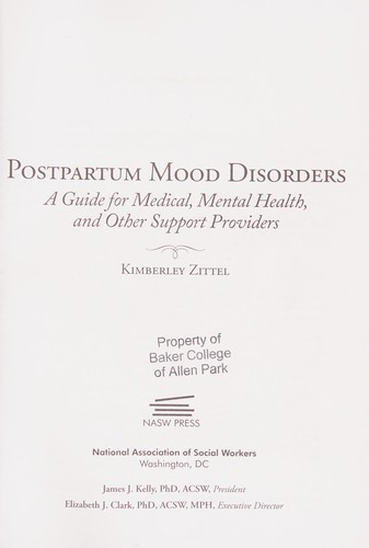 Postpartum mood disorders