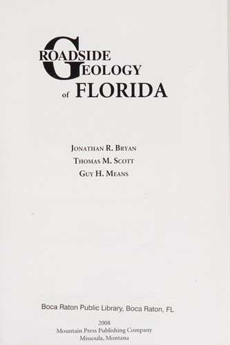 Roadside geology of Florida