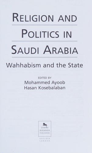 Religion and Politics in Saudi Arabia