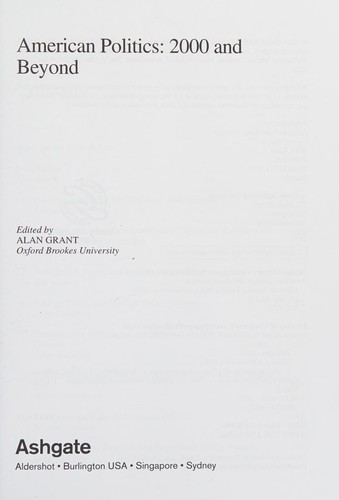 American politics, 2000 and beyond