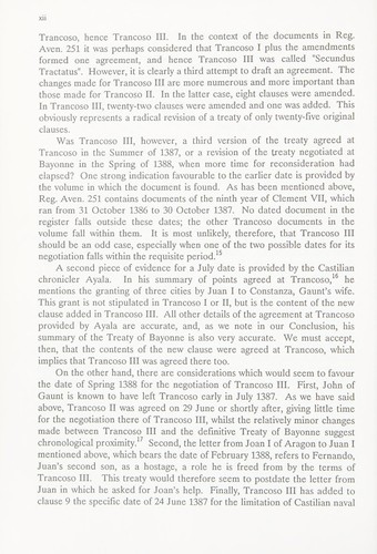 The Treaty of Bayonne (1388), with preliminary Treaties of Trancoso (1387)