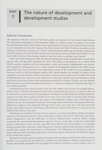 The Companion to Development Studies