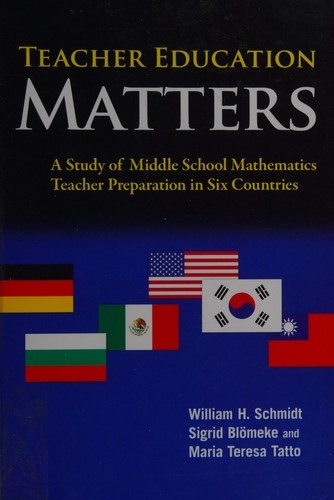 Teacher education matters