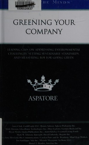 Greening your company