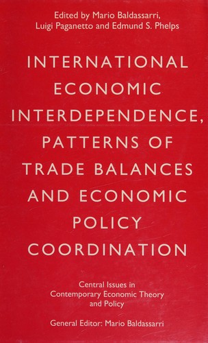 International economic interdependence, patterns of trade balances and economic policycoordination