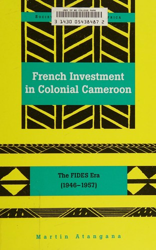 French Investment in Colonial Cameroon