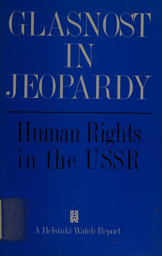 Glasnost in jeopardy