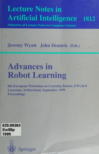 Advances in Robot Learning