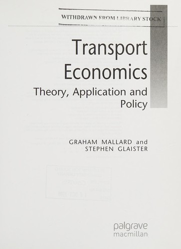 Transport Economics