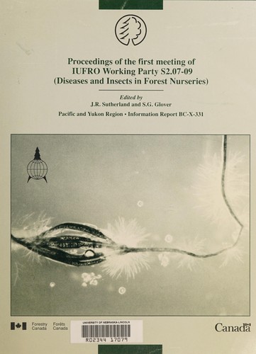 Proceedings of the First Meeting of IUFRO Working Party S2.07-09 (Diseases and Insects in Forest Nurseries)