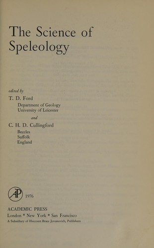 The Science of speleology