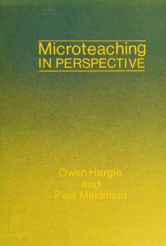 Microteaching in perspective