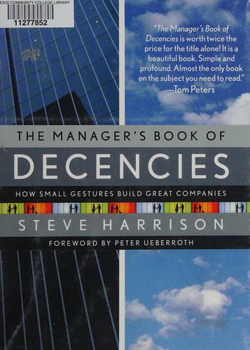 The manager's book of decencies