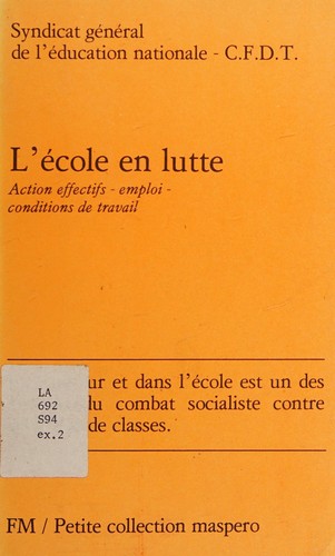L' école en lutte