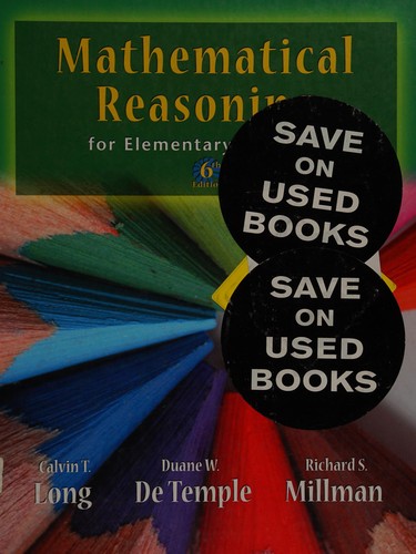 Mathematical reasoning for elementary teachers
