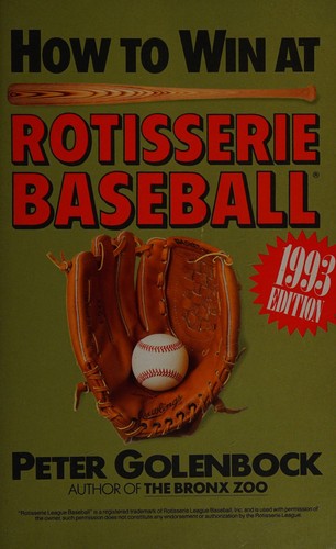 How to Win at Rotisserie Baseball, 1993 Ed