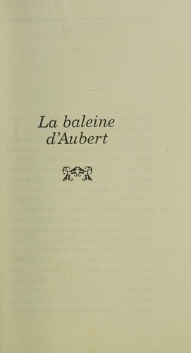 La baleine d'Aubert