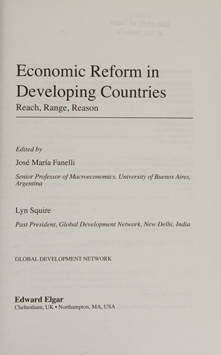 Economic reform in developing countries
