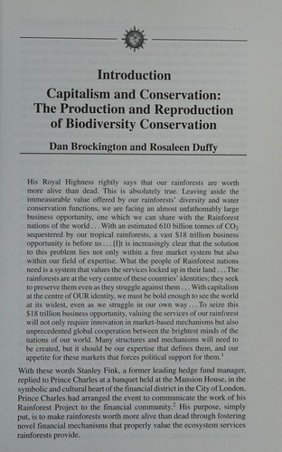 Capitalism and Conservation