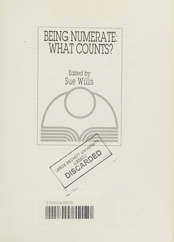 Being Numerate