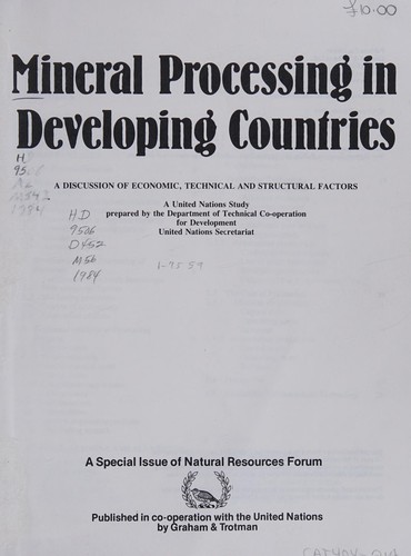 Mineral processing in developing countries