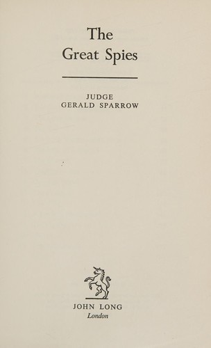 The great spies