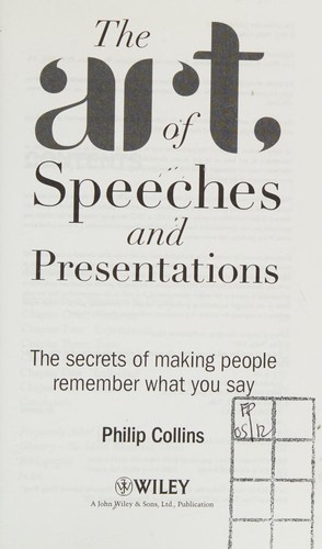 The art of speeches and presentations