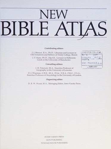 New Bible Atlas