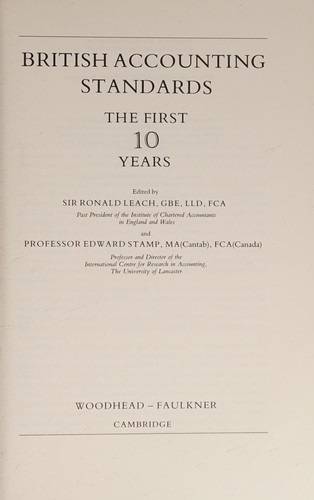 British accounting standards