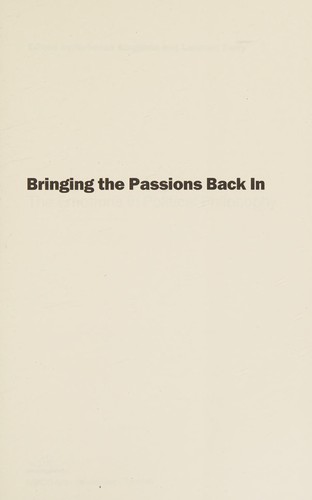 Bringing the Passions Back In