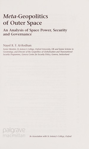 Meta-geopolitics of Outer Space
