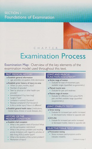 Orthopedic and Athletic Injury Examination Handbook