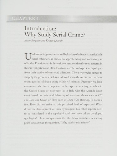 Serial Offenders